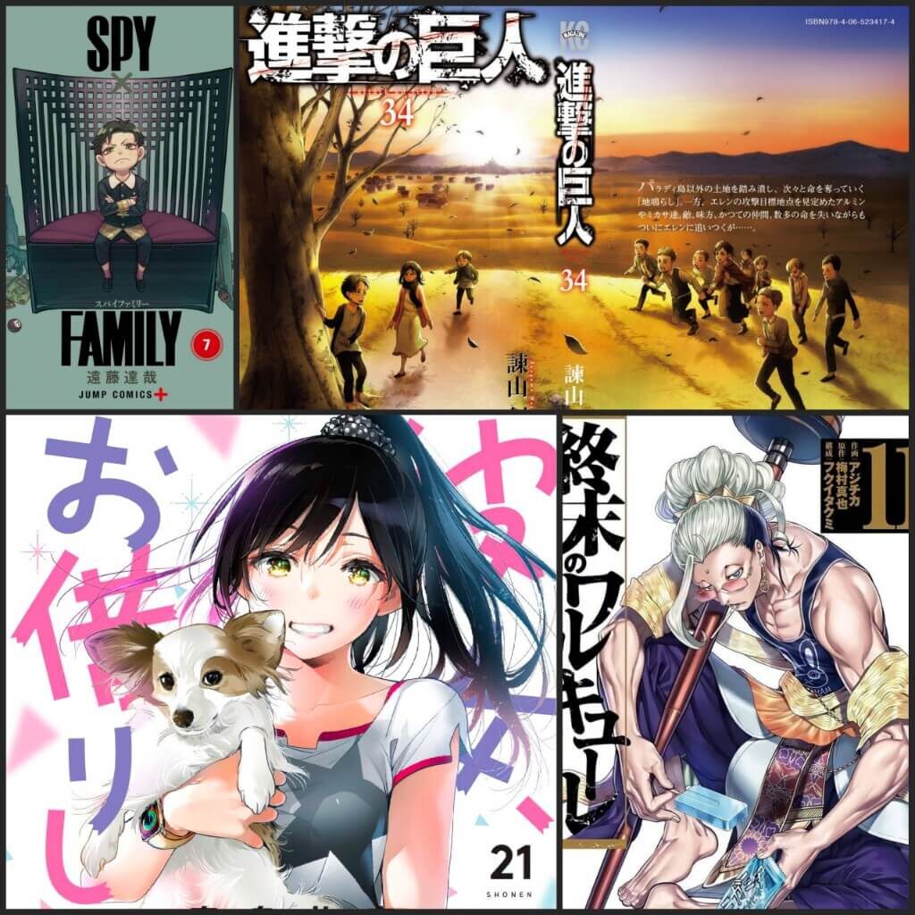 Weekly Manga Sales, Best Selling Manga Volumes