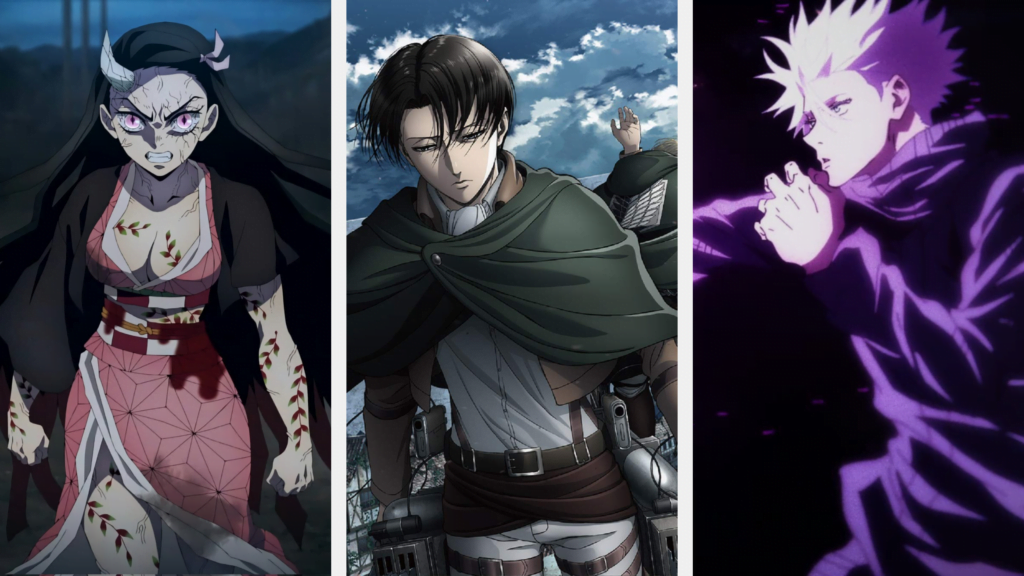 Most Popular Anime 2021, Demon Slayer, Attack on Titan, Jujutsu Kaisen