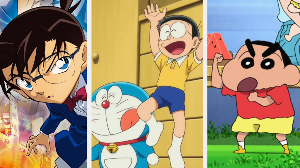 Best Anime Movies 2022; Doraemon, Detective Conan, Shinchan