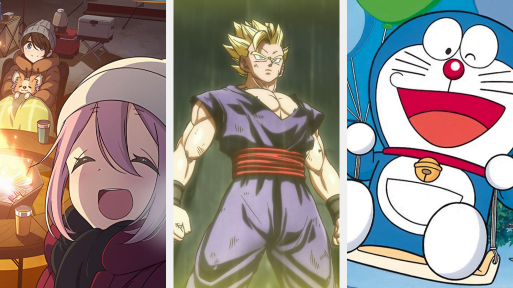 Most Popular Anime Movies of 2022: Dragon Ball Super: Super Hero, Doraemon, Yuru Camp