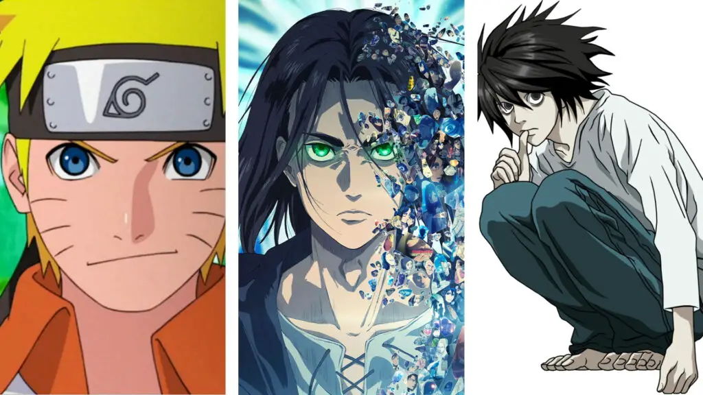 Most Popular Anime Ever: Attack on Titan, Naruto, Death Note