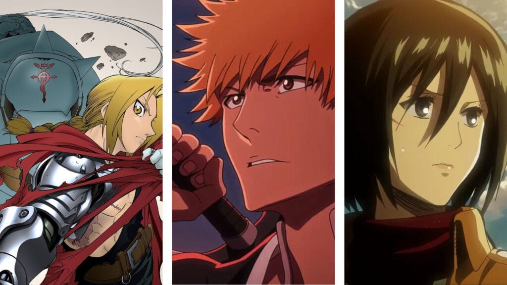 IMDb Best Anime of All Time: Bleach, Fullmetal Alchemist, and Attack on Titan