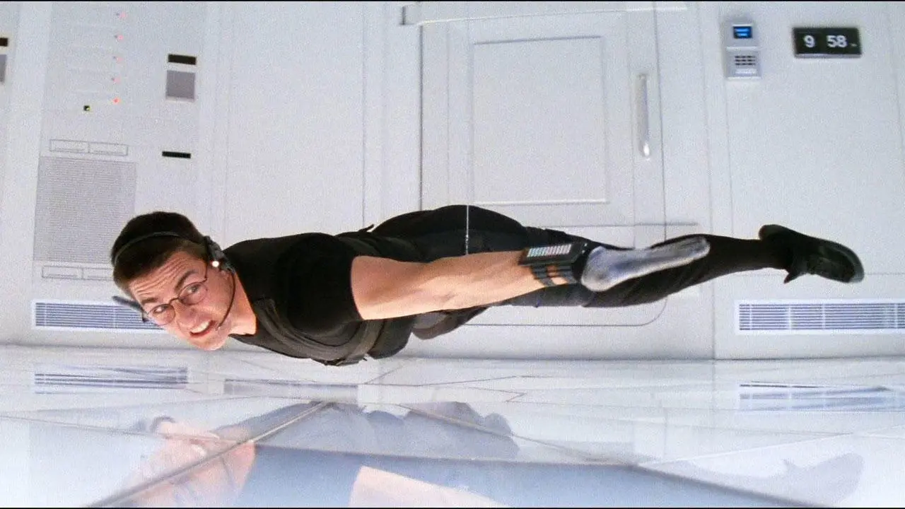 Tom Cruise in Mission Impossible